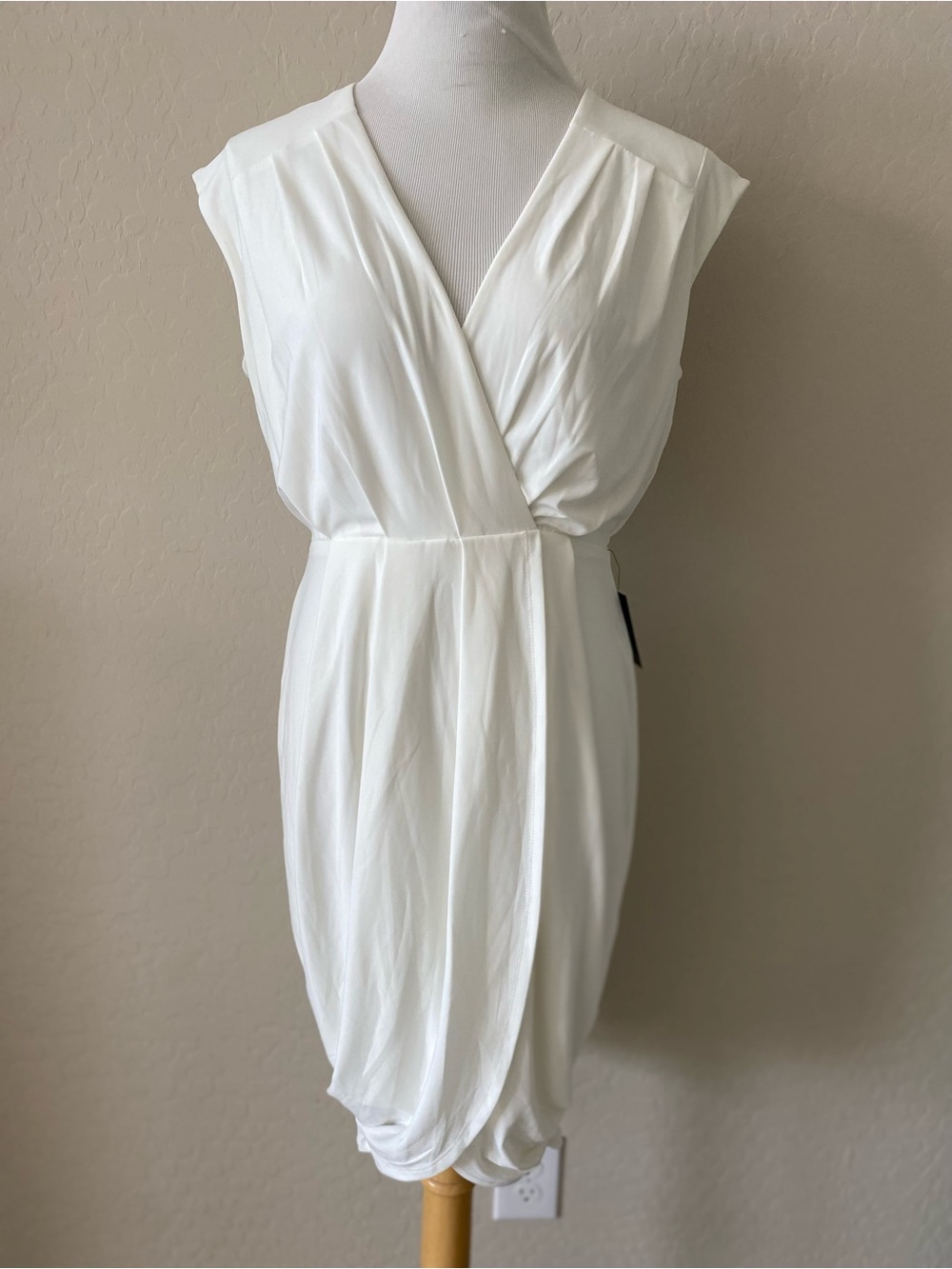 New Express White Sleeveless Dress